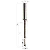 CMT C189 Spirálová fréza dlouhá na ALU a PVC - D5x55 l2=16 L90 S=8mm HSS (1)