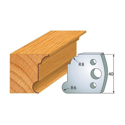 IGM profil 053 - pár nožů 40x4mm SP