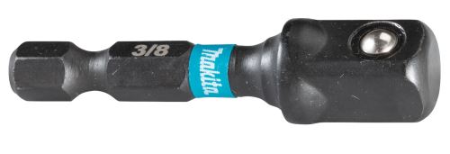 MAKITA torzní adaptér 1/4" Impact Black, čtyřhran 3/8", 50mm
