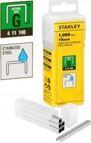 STANLEY TRA706SST-0 Spony 10mm typ G nerez bal.1000ks