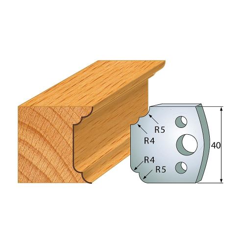 IGM profil 042 - pár nožů 40x4mm SP