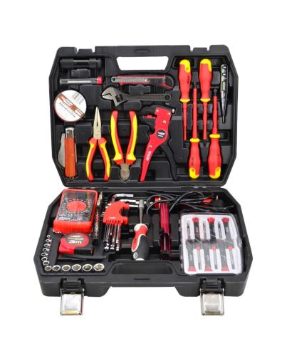 AWTOOLS  Sada nářadí pro elektrikáře 68 dílů