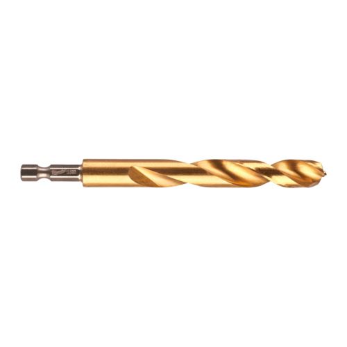 MILWAUKEE Vrták do kovu šestihranná stopka do kovu 1/4" RED HEX HSS-G TiN 12 mm