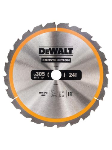 DEWALT DT1958 kotouč pilový na dřevo  305 x 30 mm 24WZ zubů