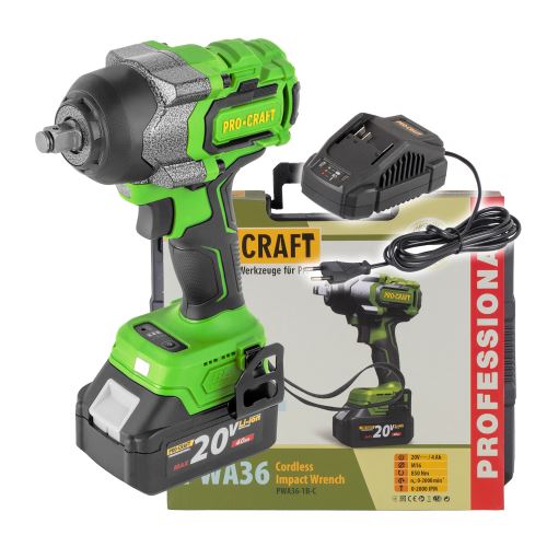 Aku rázový utahovák Procraft PWA36 1B