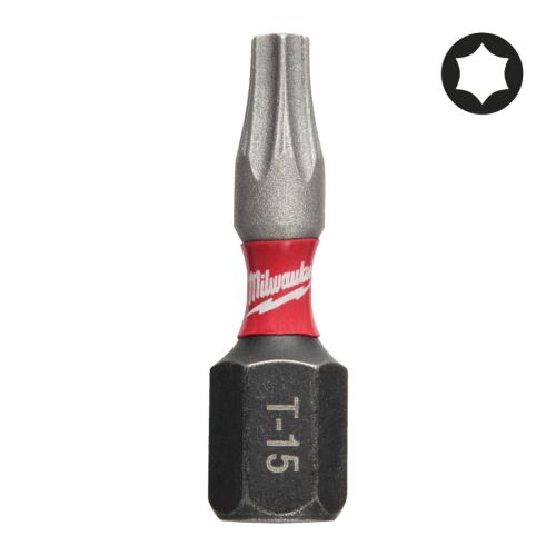 MILWAUKEE šroubovací bity SHOCKWAVE IMPACT DUTY TX15 25 mm 2 ks 4932430872