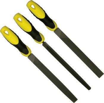 STANLEY Pilníky zámečnické na blistru délky 200 mm, sada 3 dílů