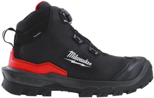 MILWAUKEE 4932493801 ARMOURTRED S3S vysoké bezpečnostní pracovní boty mikrovlákno černé BOA B1M110111W CI HRO SC FO LG SR velikost 47