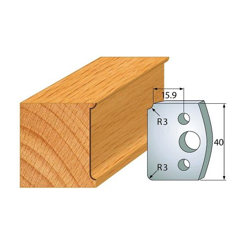 IGM profil 170 - pár nožů 40x4mm SP