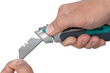 Wolfcraft profesionální dvojitý nůž s trapézovou čepelí  4106000 (13)