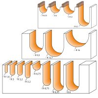 CMT Čelní vypouklá fréza s ložiskem - R9,5 D19x11,5 L50,8 S=6 (2)