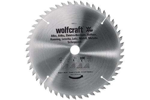 Wolfcraft Wolfcraft pilový kotouč pro cirkulárky jemné, čisté řezy, pr. 250x30 Z42 6680000
