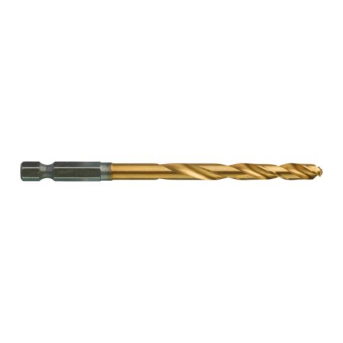 MILWAUKEE Vrták do kovu šestihranná stopka do kovu 1/4" RED HEX HSS-G TiN 6 mm