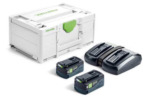 FESTOOL Napájecí sada SYS 18V 2xHP5,0/TCL6DUO