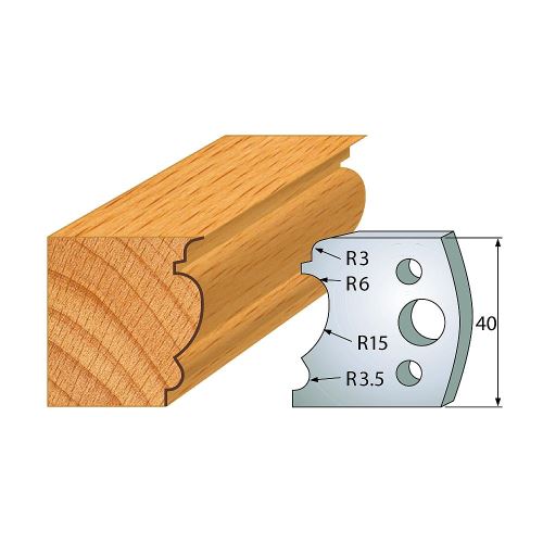 IGM profil 104 - pár nožů 40x4mm SP