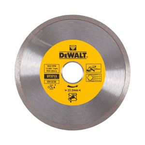 DEWALT DT3713 Diamantové kotouče se spojitým obvodem pro suché řezání 125mm