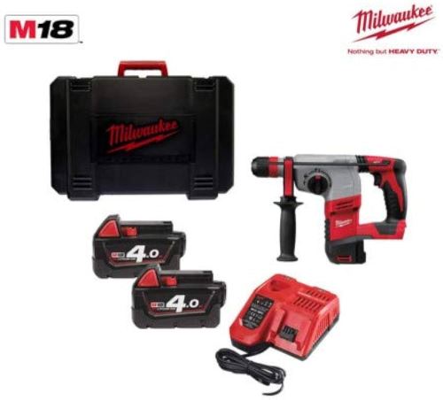 MILWAUKEE HD18 HX-402C  Aku kombinované kladivo 2,4J SDS Plus  2x 4Ah bater 18V 4933441280