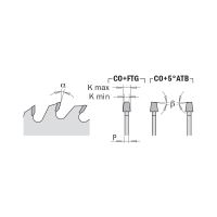 CMT Předřezový kotouč kónický pro CNC stroje - D200x4,3-5,5 d20 Z36 HW (1)