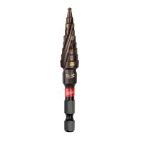 MILWAUKEE SHOCKWAVE™ Impact Duty stupňovitý vrták 4 – 12 mm / 1´´ 48899261 MILWAUKEE SHOCKWAVE™ Impact Duty stupňovitý vrták 4 – 12 mm / 1´´ 48899261