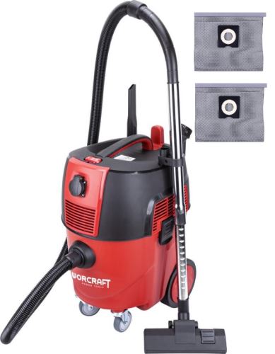 WORCRAFT VC16-30S Dílenský průmyslový vysavač 1600W, 30l, automatický oklep filtr