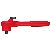 KNIPEX Přepínací ráčna s vnějším čtyřhranem izolovaná 1/2" 1000V