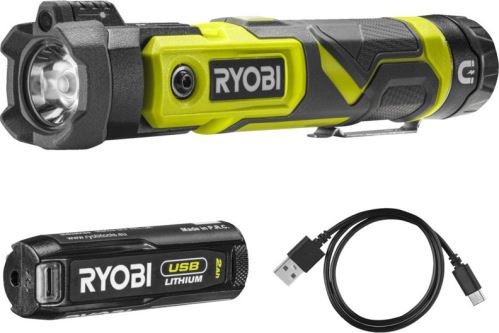 RYOBI RLP4-120G  Akumulátorové otočné světlo USB 4V 5133006131