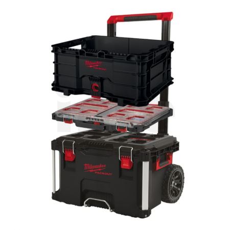 MILWAUKEE 4932493927 Packout Trolley Box sada kufrů s kolečky