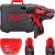 MILWAUKEE M12BD-202C aku šroubovák utahovák 1/4 12V 2x2Ah v kufru MILWAUKEE M12BD-202C aku šroubovák utahovák 1/4 12V 2x2Ah v kufru