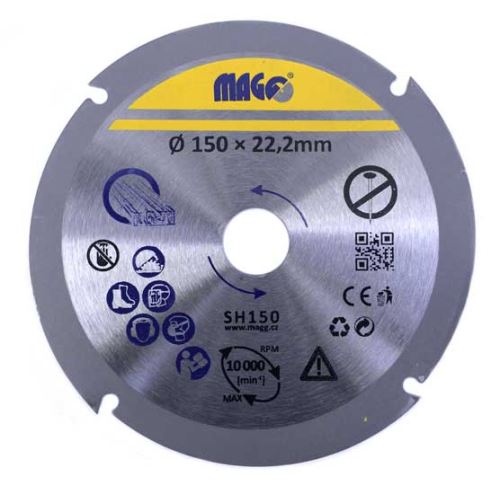 MAGG SH150 Pilový kotouč na dřevo du úhlové brusky150mm