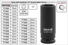 YATO Gola ořech šestihran 1/2" kovaný prodloužený 14mm