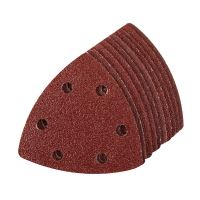 Brusný papír 90mm pro Delta brusky, perforovaný, suchý zip, 10ks - zrnitost 120