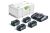 FESTOOL Napájecí sada SYS 18V 4xHP5,0/TCL6DUO FESTOOL Napájecí sada SYS 18V 4xHP5,0/TCL6DUO