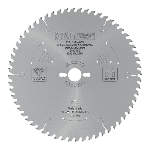 CMT Xtreme Diamantový kotouč na lamino a DTD - D350x3,5 d30 Z72