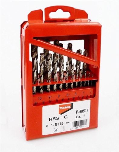 MAKITA MAKITA P-60517 sada vrtáků do kovu 19-dílná