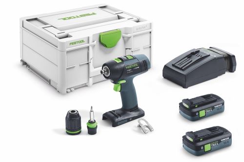 FESTOOL Akumulátorový vrtací šroubovák T 18+3 TBX 4,0 I-Plus
