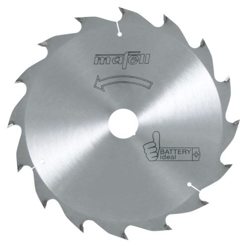 MAFELL 092494 Pilový kotouč-HM, 185 x 1,2/1,8 x 20 mm, Z 16, WZ, Battery ideal
