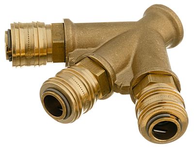 INAIRCOM Roztrojka s rychlospojkami 3/8"