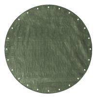 Plachta kulatá Procraft GT5,5 120g/m2 nepromokavá s oky 5,5 m zelená (3)