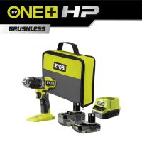 RYOBI RPD18C1-242S aku bezuhlíková příklepová vrtačka 1x2Ah 1x4Ah v tašce 5133006524