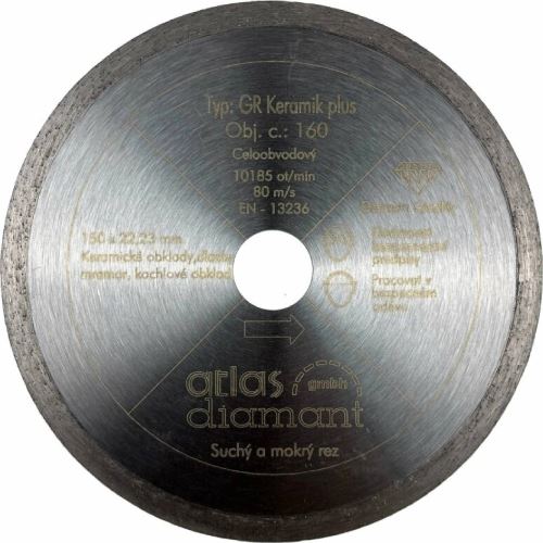 PRO DIAMANT diamantový kotouč 125 mm GR10 keramiku