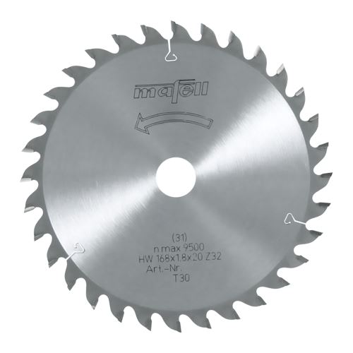 MAFELL 092480 Pilový kotouč-HM, 168 x 1,2/1,8 x 20 mm, Z 32, WZ