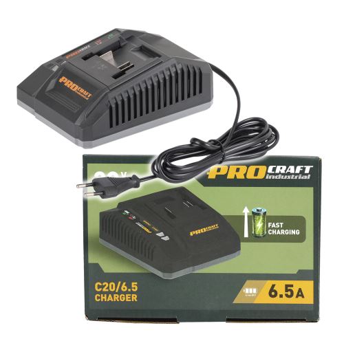 Nabíječka pro 20V Li-ion baterie Procraft Industrial C20/6.5