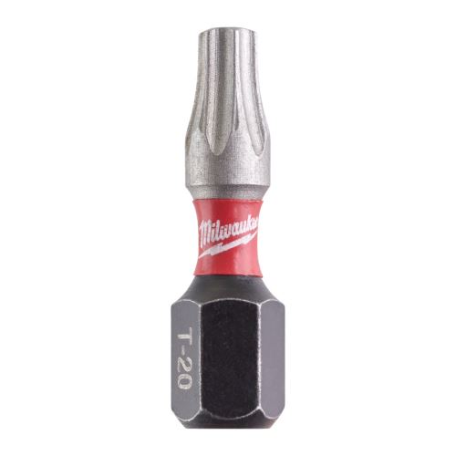 MILWAUKEE bit TX20 25mm tvrzený SCHOCKWAVE balení 25kusů/cena zu kus