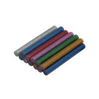 Tyčinky tavné, mix barev se třpytem  11.2*100 mm, 12 ks (po 2 ks) (1)