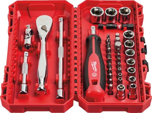 MILWAUKEE gola sada 1/4" hlavic a ráčny 38ks sada 4932498381