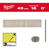 MILWAUKEE 18G Kolářské hřebíky nerez, 45 mm - 5 000 ks