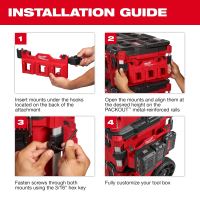 MILWAUKEE Boční držák akumulátorů M12 PACKOUT 4932498646 (4)