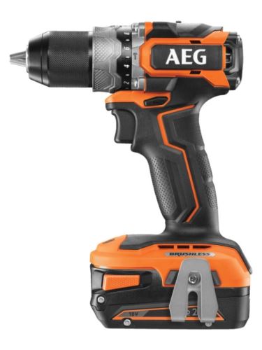 AEG BSB18SBL2-202C aku příklepová vrtačka 2x2ah baterie v kufru  4935480058