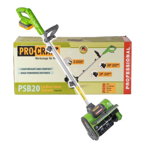 Aku sněhová fréza Procraft PSB20bb (bez baterie a nabíječky)