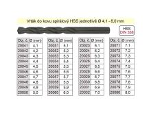 MAGG Vrták do kovu HSS 7.4 mm - jednotlivě